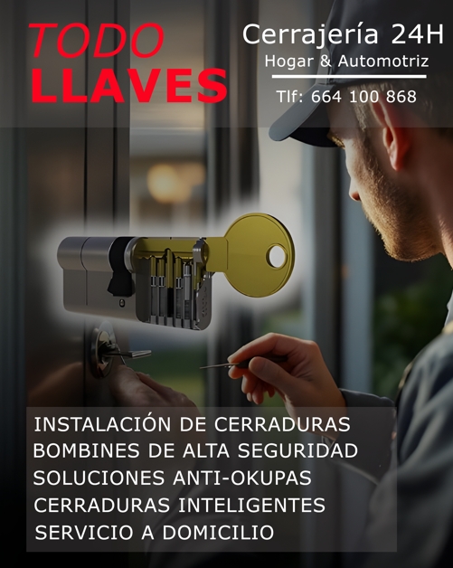 Cerrajería en el centro de Santander.  TODOLLAVES